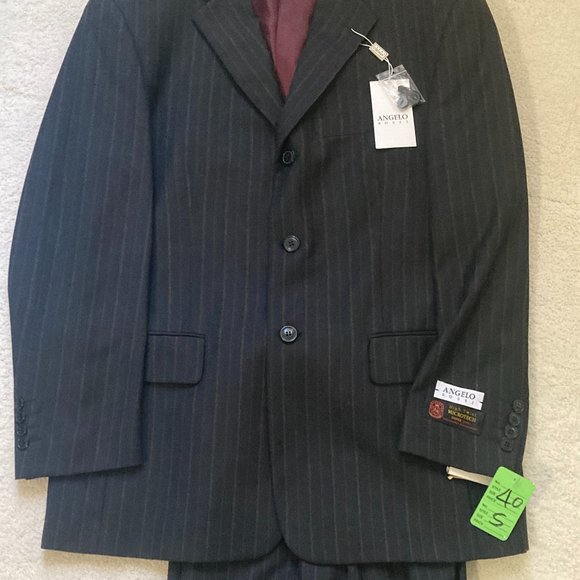 Men's Two Piece Stripe Suit - Picture 1 of 8